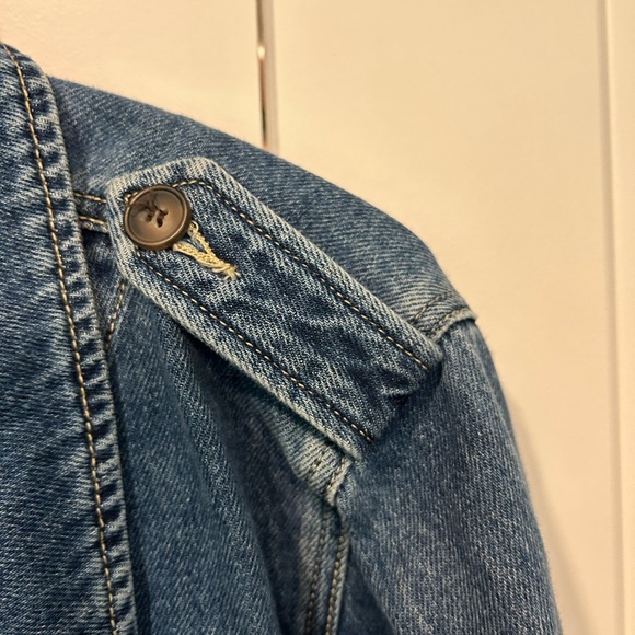 ANTHROPOLOGIE DEAR JOHN DENIM JACKET XL - Picture 5 of 11